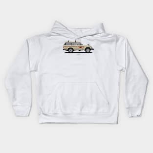 Land Cruiser 60 High Roof Tan Color Kids Hoodie